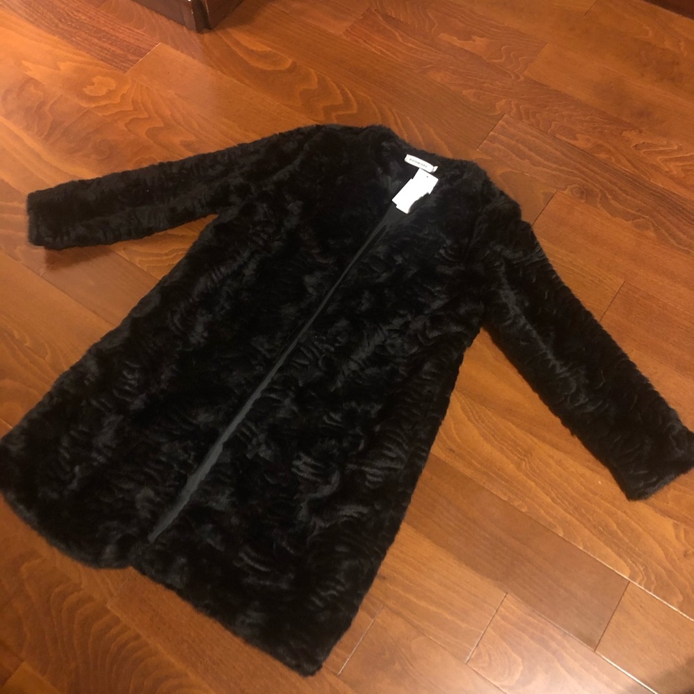 Just Fab fur coat size xl